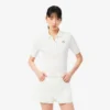 Slim fit-pikétröja med Pointelle-mönster och L.12.D-logotyp för dam
