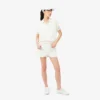 Slim fit-pikétröja med Pointelle-mönster och L.12.D-logotyp för dam