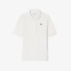 Slim fit-pikétröja med Pointelle-mönster och L.12.D-logotyp för dam