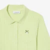 Slim fit-pikétröja med Pointelle-mönster och L.12.D-logotyp för dam Slim fit-pikétröja med Pointelle-mönster och L.12.D-logotyp för dam