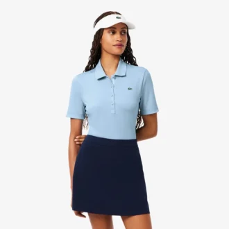 Slim fit-pikétröja med UV-skydd och stretch för damer