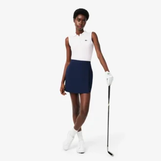 Slim fit-pikétröja med UV-skydd och stretch för damer