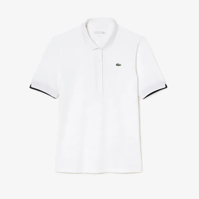 Slim fit-pikétröja med UV-skydd och stretch för damer Slim fit-pikétröja med UV-skydd och stretch för damer