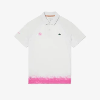 Slim Fit Roland Garros Edition sportpolo för herr Slim Fit Roland Garros Edition sportpolo för herr