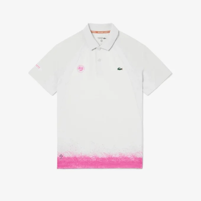 Slim Fit Roland Garros Edition sportpolo för herr Slim Fit Roland Garros Edition sportpolo för herr