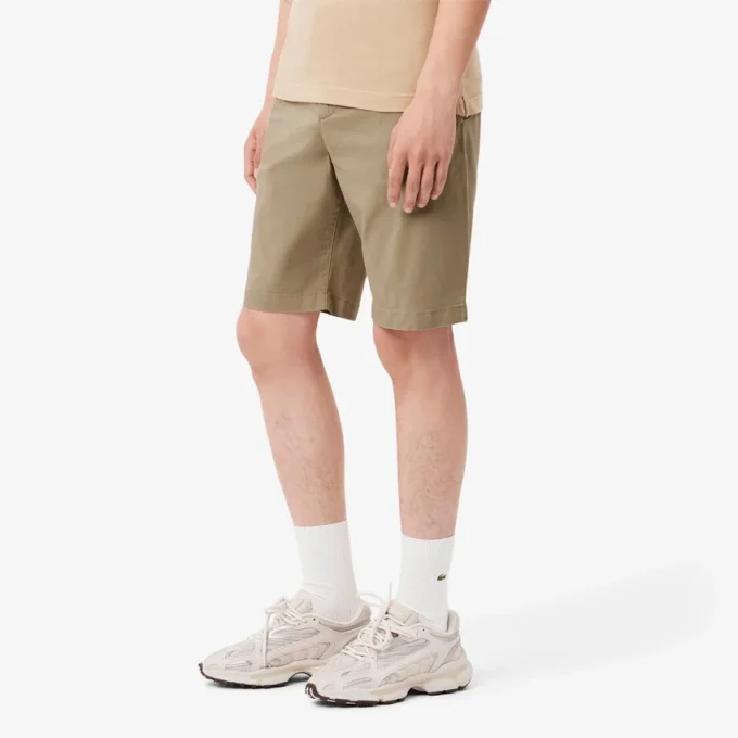 Slim fit-shorts i stretchbomull för herr Slim fit-shorts i stretchbomull för herr
