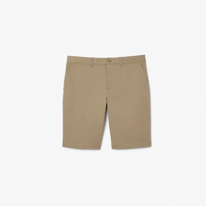 Slim fit-shorts i stretchbomull för herr Slim fit-shorts i stretchbomull för herr