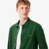 Slim fit-skjorta i bomullspiqué för herr Slim fit-skjorta i bomullspiqué för herr