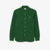 Slim fit-skjorta i bomullspiqué för herr Slim fit-skjorta i bomullspiqué för herr