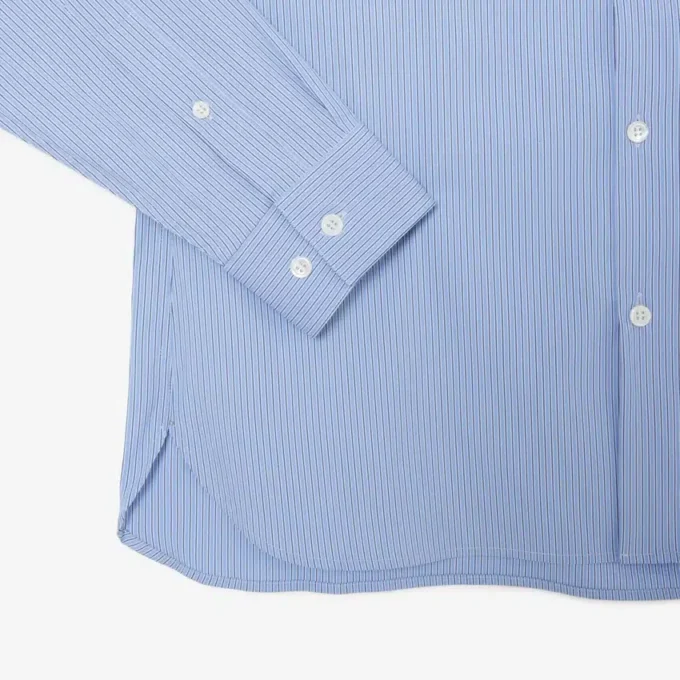 Slim Fit-skjorta i randig stretchpoplin Slim Fit-skjorta i randig stretchpoplin