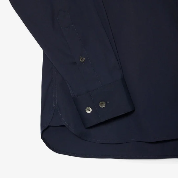 Slim fit-skjorta i stretch med knappar för herr Slim fit-skjorta i stretch med knappar för herr