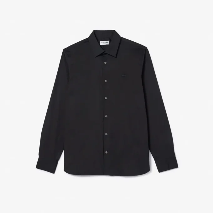 Slim fit-skjorta i stretch med knappar för herr Slim fit-skjorta i stretch med knappar för herr