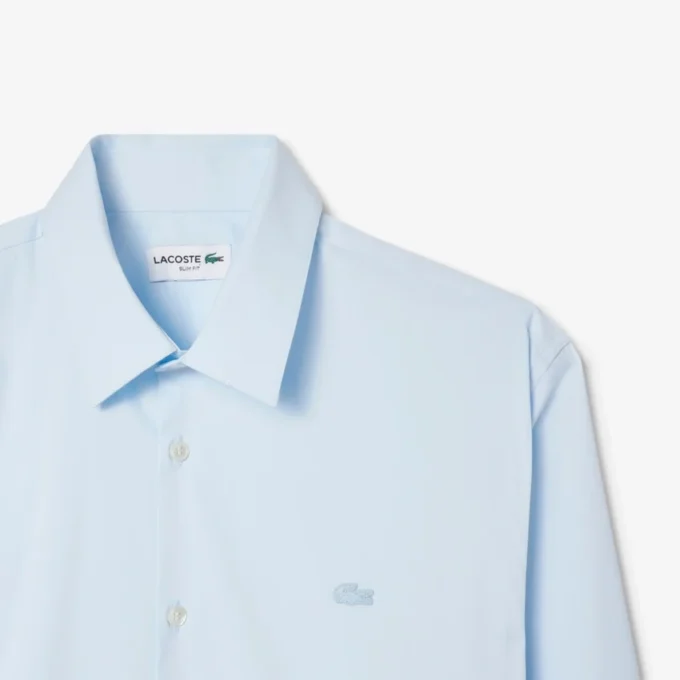 Slim fit-skjorta i stretch med knappar för herr Slim fit-skjorta i stretch med knappar för herr
