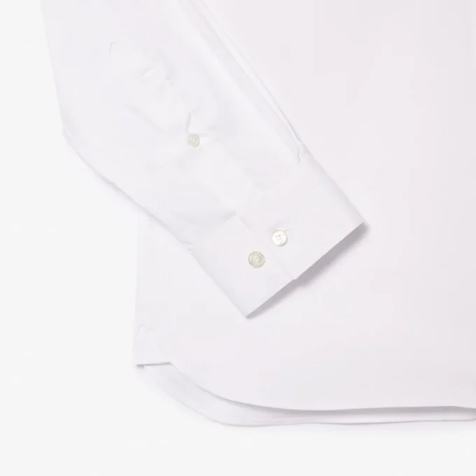 Slim fit-skjorta i stretch med knappar för herr Slim fit-skjorta i stretch med knappar för herr