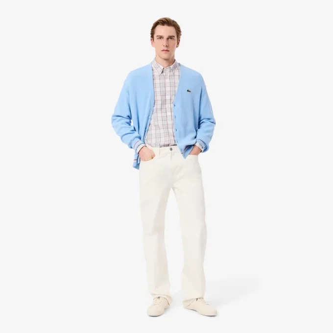 Slim fit-skjorta i stretch med rutmönster för herr Slim fit-skjorta i stretch med rutmönster för herr
