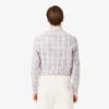 Slim fit-skjorta i stretch med rutmönster för herr Slim fit-skjorta i stretch med rutmönster för herr