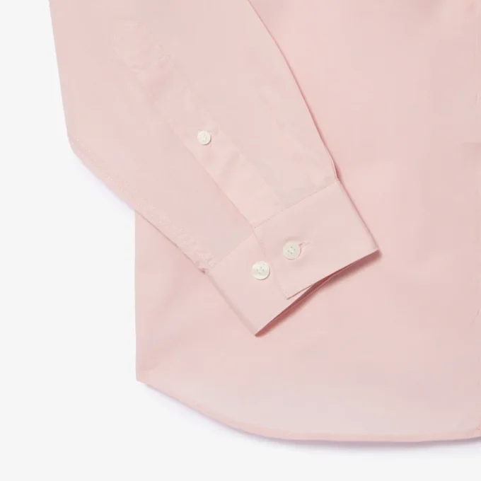 Slim fit-skjorta i stretchpoplin för herr