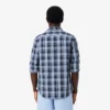 Slim fit-skjorta i stretchpoplin med rutmönster Slim fit-skjorta i stretchpoplin med rutmönster