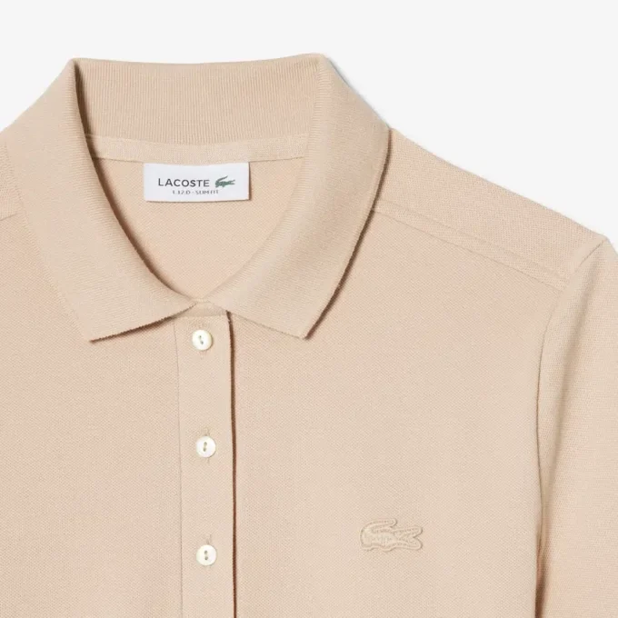 Slim fit stretch-miniklänning i piqué för dam Slim fit stretch-miniklänning i piqué för dam