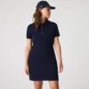 Slim fit stretch-miniklänning i piqué för dam Slim fit stretch-miniklänning i piqué för dam