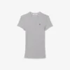 Slim fit-T-shirt i ribbad bomull för dam Slim fit-T-shirt i ribbad bomull för dam