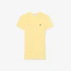 Slim fit-T-shirt i ribbad bomull för dam Slim fit-T-shirt i ribbad bomull för dam