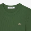 Slim fit-T-shirt i ribbad bomull för dam Slim fit-T-shirt i ribbad bomull för dam