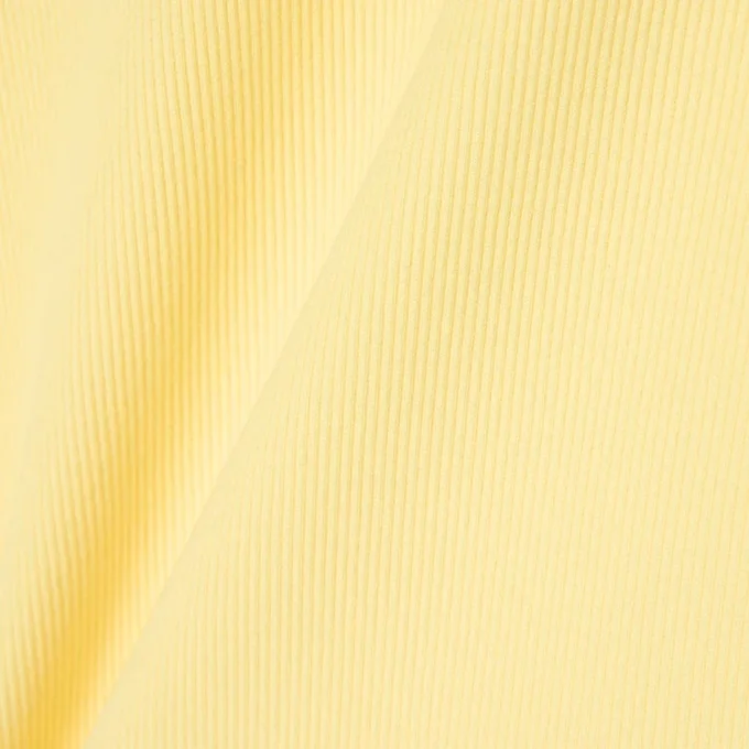 Slim fit-T-shirt i ribbad bomull för dam Slim fit-T-shirt i ribbad bomull för dam
