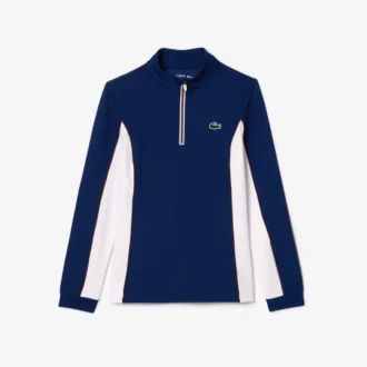 Slim fit-tennissweatshirt för dam