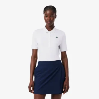Slim Fit UV-skyddande stretchgolfpikétröja