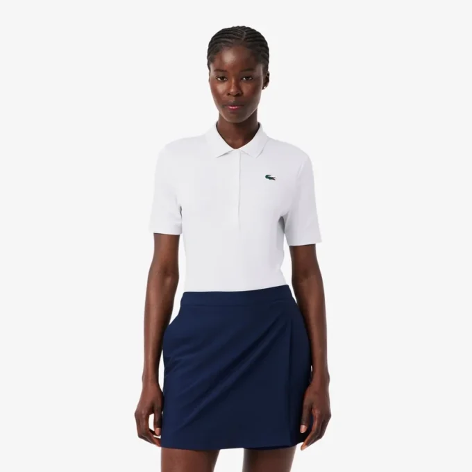Slim Fit UV-skyddande stretchgolfpikétröja Slim Fit UV-skyddande stretchgolfpikétröja