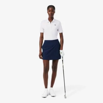 Slim Fit UV-skyddande stretchgolfpikétröja