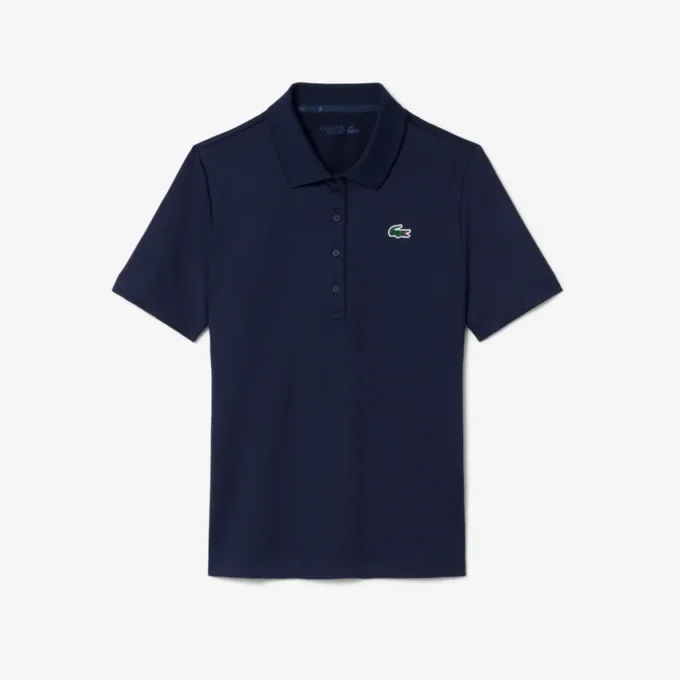 Slim Fit UV-skyddande stretchgolfpikétröja Slim Fit UV-skyddande stretchgolfpikétröja