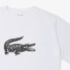 Sport-T-shirt i bomull med tryck för män i lång modell Sport-T-shirt i bomull med tryck för män i lång modell