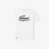 Sport-T-shirt i ekologisk bomull med normal passform