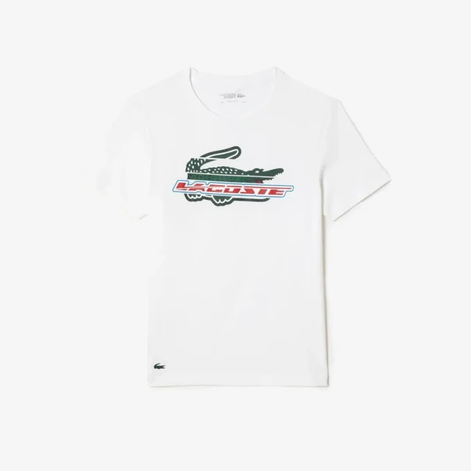 Sport-T-shirt i ekologisk bomull med normal passform