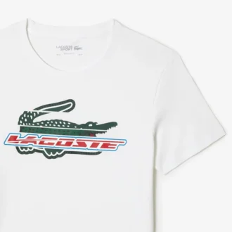 Sport-T-shirt i ekologisk bomull med normal passform Sport-T-shirt i ekologisk bomull med normal passform