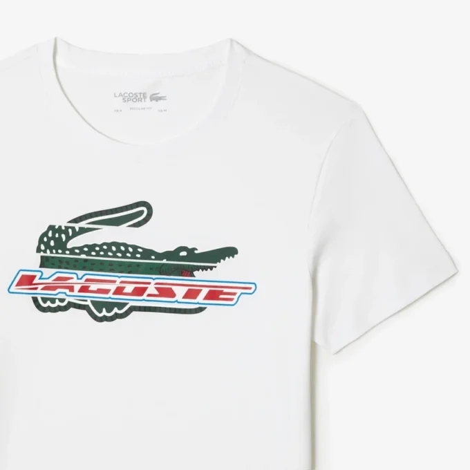 Sport-T-shirt i ekologisk bomull med normal passform
