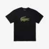 Sport-T-shirt i stor storlek för män med andningsbar logotyp