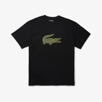 Sport-T-shirt i stor storlek för män med andningsbar logotyp