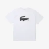 Sport-T-shirt i stor storlek för män med andningsbar logotyp