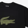 Sport-T-shirt i stor storlek för män med andningsbar logotyp