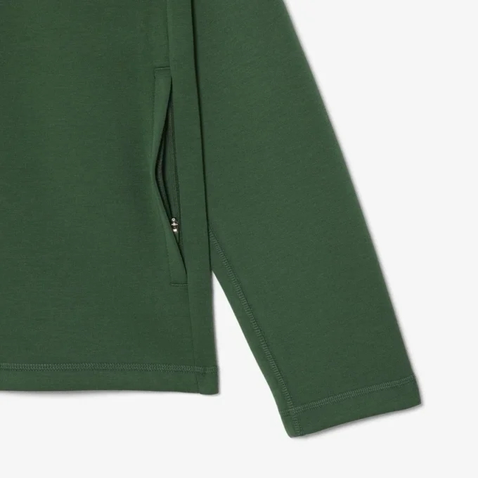 Sportig stretchig hoodie med dragkedja Sportig stretchig hoodie med dragkedja