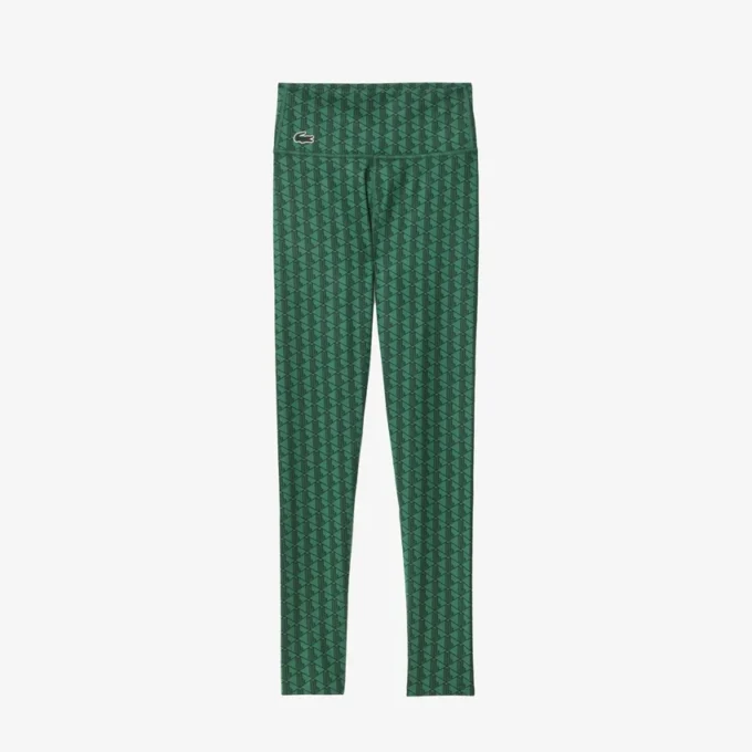 Sportleggings för damer med monogramtryck