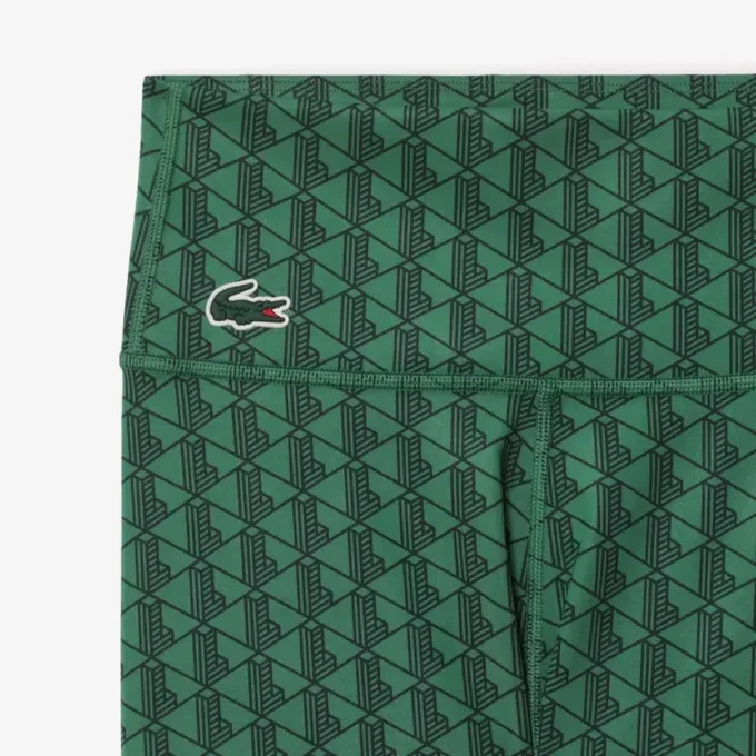 Sportleggings för damer med monogramtryck