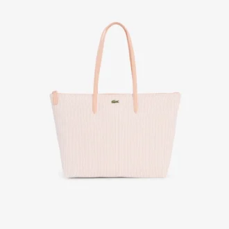 Stor randig L.12.12 Concept-tote
