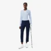 Stretchig golftröja med polokrage för dam Stretchig golftröja med polokrage för dam