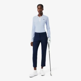 Stretchig golftröja med polokrage för dam