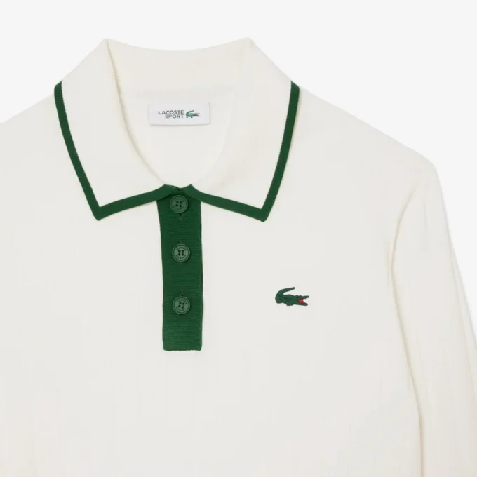 Stretchig golftröja med polokrage för dam Stretchig golftröja med polokrage för dam