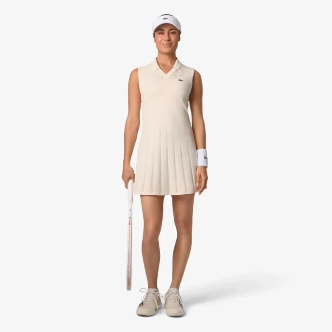 Stretchig tennisklänning och shorts för dam
